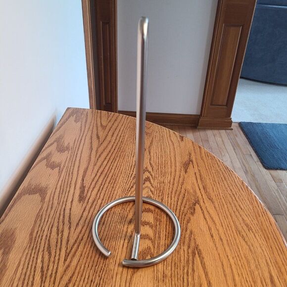 Home Basics Simplicity Collection Satin Nickel Paper Towel Holder Kitchen - Picture 11 of 11